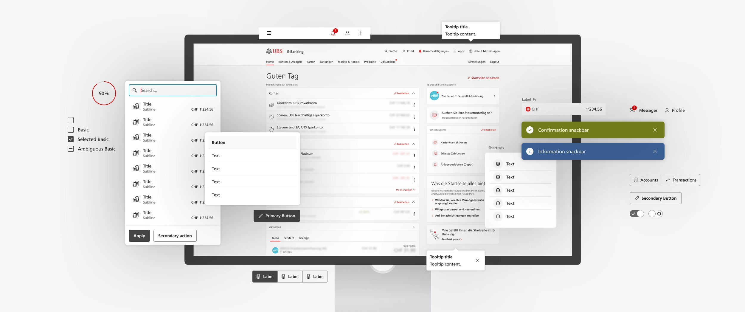 UBS UI Design