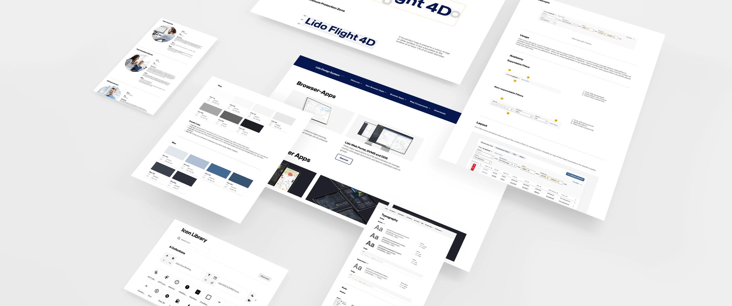 Lufthansa Systems UI Design